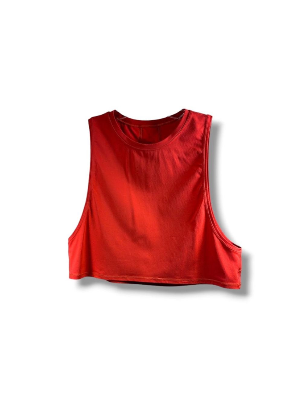 Lululemon Muscle Love Crop Tank Tough in Pink Red Size L